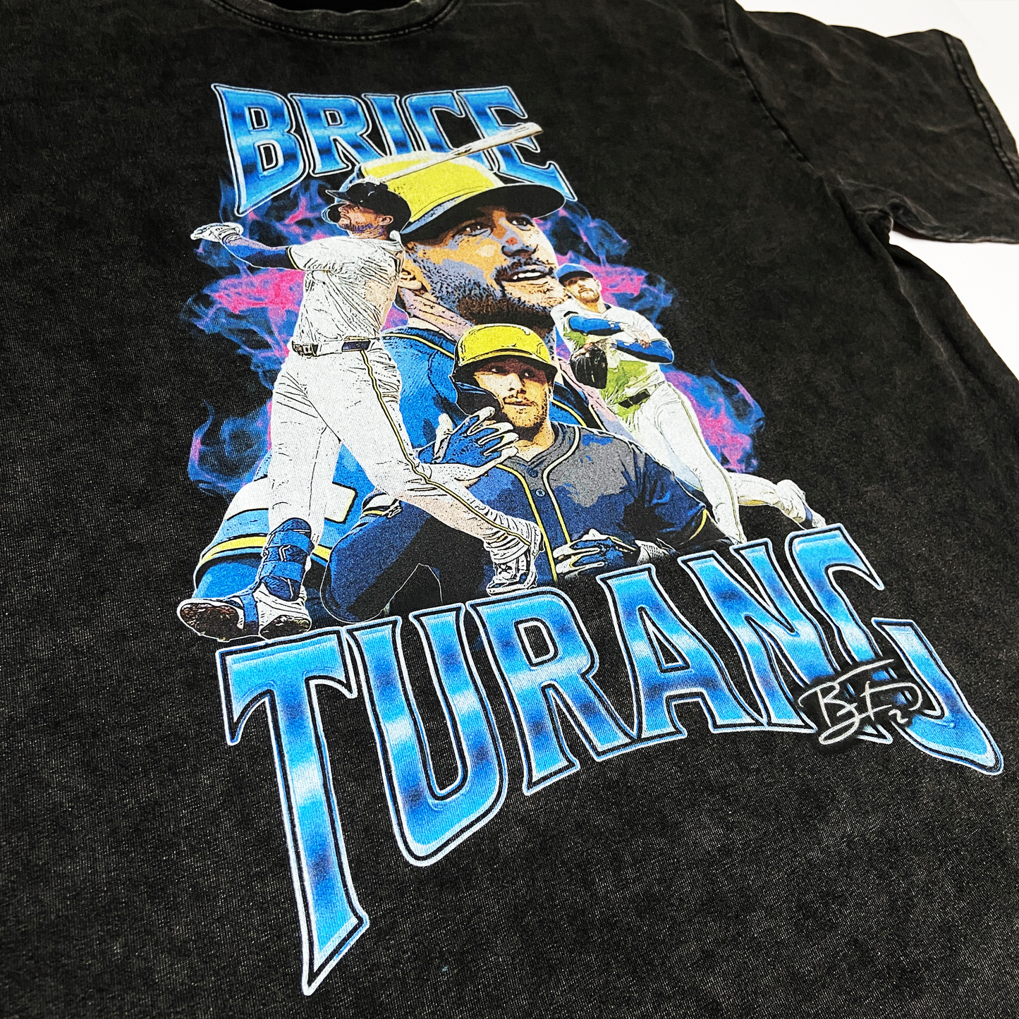 Brice Turang Vintage Style Washed T-Shirt