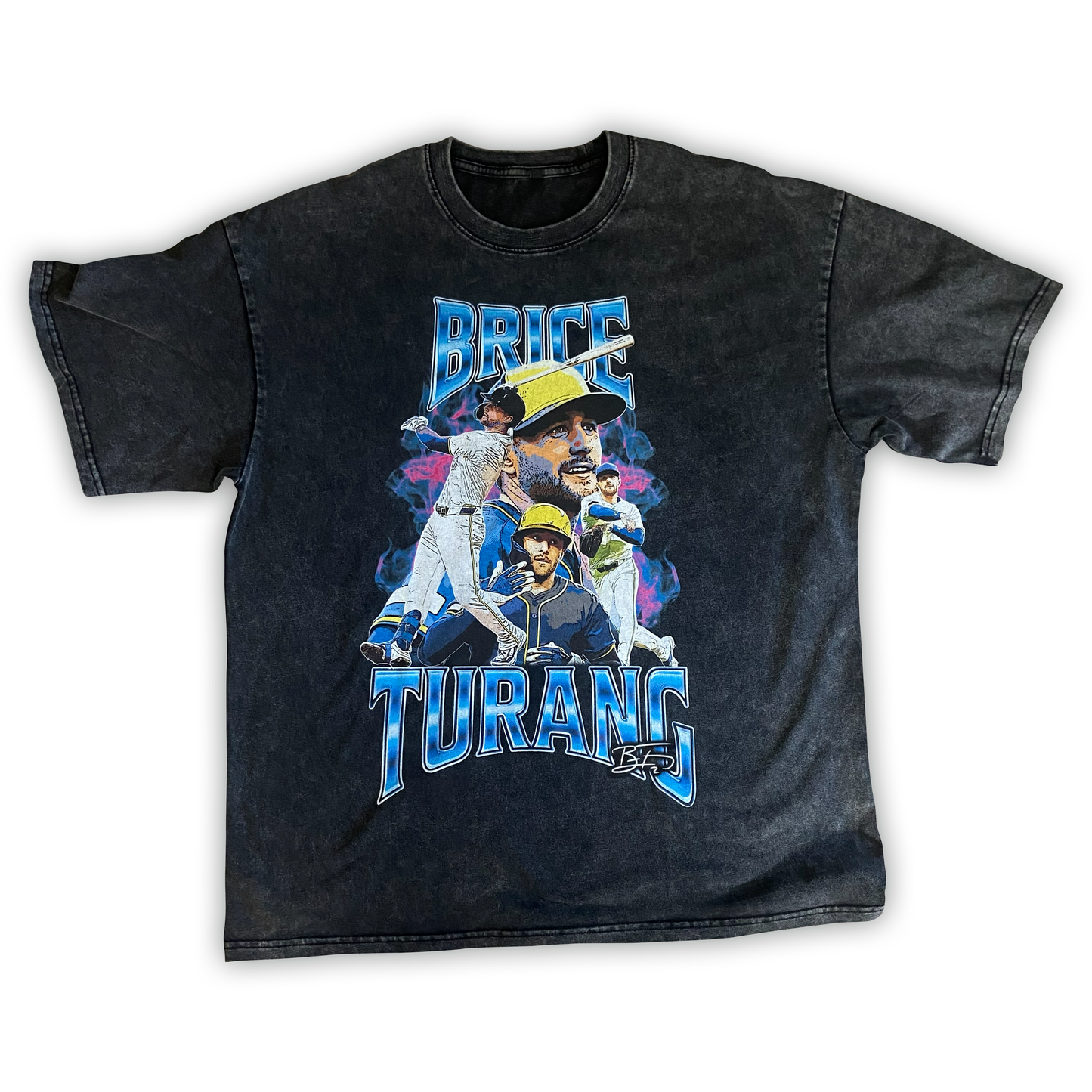 Brice Turang Vintage Style Washed T-Shirt